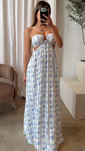 she sells seashells maxi dress She Sells Sea Shells Maxi Dress