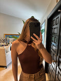 Danae Top in Brown