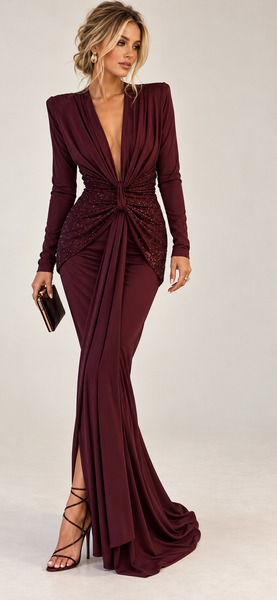 Bordeaux Gown
