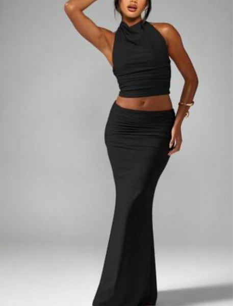 Black skirt Set