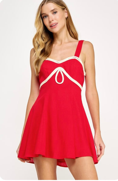 Tina in Red Dress