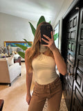 Lila top Ivory