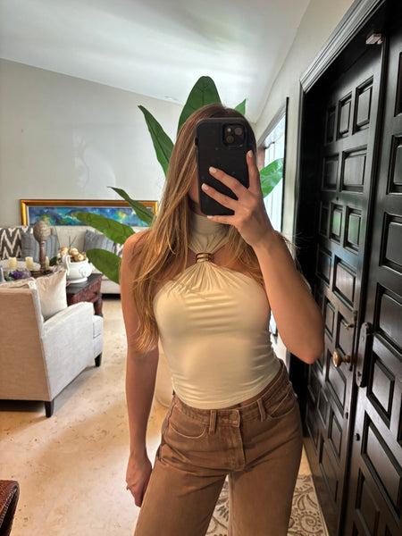 Lila top Ivory