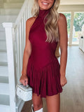 Crimson dress