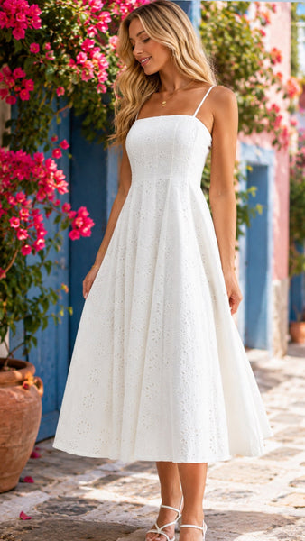 Santorini Bloom Dress