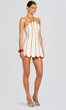 Scalloped with a Trim Dress