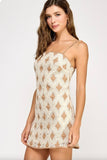 Tan Crochet Mini