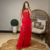 Prague Dress-Red