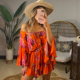 Tangerine Romper