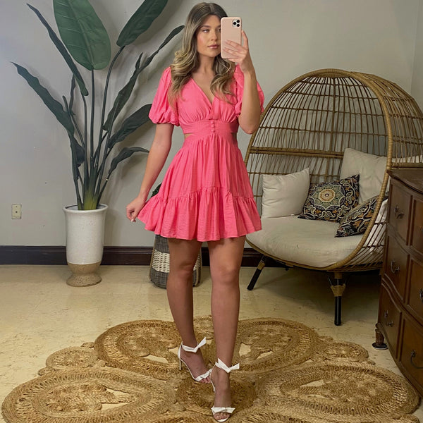Brooke Dress-Pink