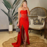 Becca Dress-Red