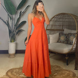 Myla Dress-Orange