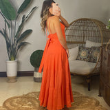 Myla Dress-Orange